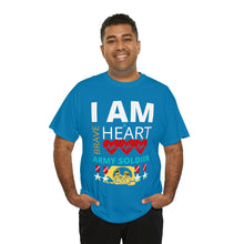 Load image into Gallery viewer, I AM A BRAVE HEART ARMY SOLDIER | Unisex Heavy Cotton Tee
