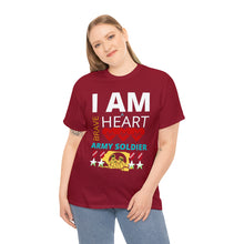 Load image into Gallery viewer, I AM A BRAVE HEART ARMY SOLDIER | Unisex Heavy Cotton Tee
