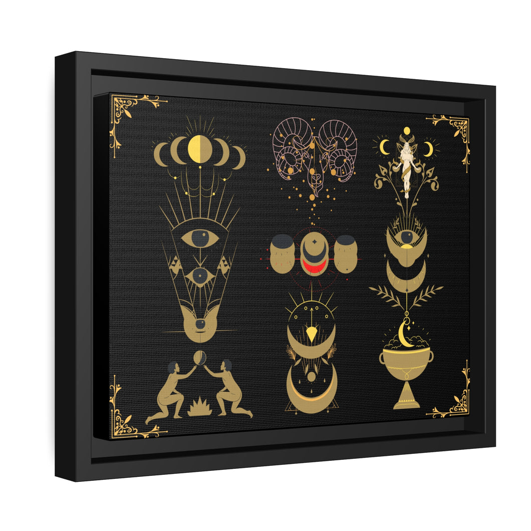 Art of Aries | Matte Canvas, Black Frame