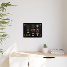 Load image into Gallery viewer, Art of Leo | Matte Canvas, Black Frame
