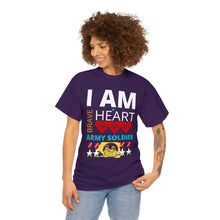 Load image into Gallery viewer, I AM A BRAVE HEART ARMY SOLDIER | Unisex Heavy Cotton Tee
