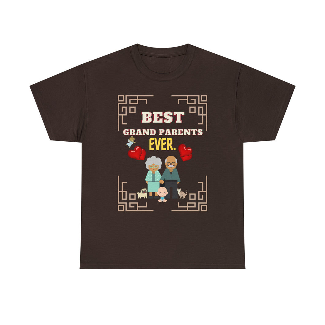 Best Grand Parents Ever | Unisex Heavy Cotton Tee