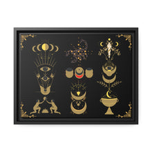 Load image into Gallery viewer, Art of Scorpio | Matte Canvas, Black Frame
