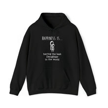 Load image into Gallery viewer, Happiness is having Best Daughter in the World | Unisex Heavy Blend™ Hooded Sweatshirt
