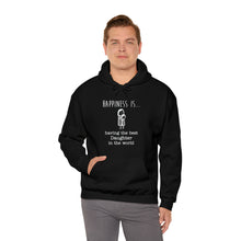 Load image into Gallery viewer, Happiness is having Best Daughter in the World | Unisex Heavy Blend™ Hooded Sweatshirt
