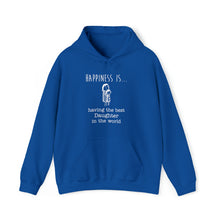 Load image into Gallery viewer, Happiness is having Best Daughter in the World | Unisex Heavy Blend™ Hooded Sweatshirt
