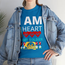 Load image into Gallery viewer, I AM A BRAVE HEART ARMY SOLDIER | Unisex Heavy Cotton Tee
