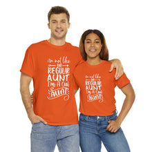 Load image into Gallery viewer, I Am Not Like The Regular Aunt, I Am A Cool Aunt | Unisex Heavy Cotton Tee
