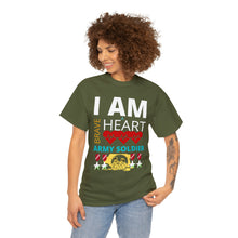 Load image into Gallery viewer, I AM A BRAVE HEART ARMY SOLDIER | Unisex Heavy Cotton Tee
