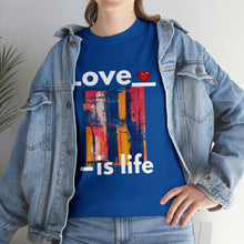 Load image into Gallery viewer, Love is Life | Unisex Heavy Cotton Tee
