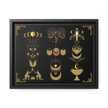 Load image into Gallery viewer, Art of Aries | Matte Canvas, Black Frame
