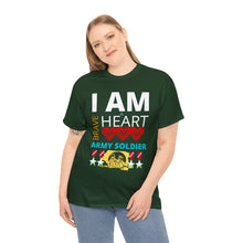 Load image into Gallery viewer, I AM A BRAVE HEART ARMY SOLDIER | Unisex Heavy Cotton Tee
