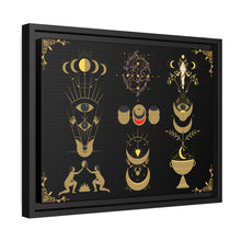 Load image into Gallery viewer, Art of Pisces | Matte Canvas, Black Frame
