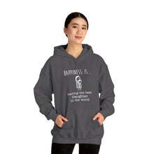 Load image into Gallery viewer, Happiness is having Best Daughter in the World | Unisex Heavy Blend™ Hooded Sweatshirt
