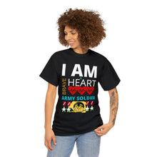 Load image into Gallery viewer, I AM A BRAVE HEART ARMY SOLDIER | Unisex Heavy Cotton Tee
