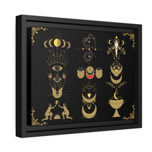 Load image into Gallery viewer, Art of Acquarius | Matte Canvas, Black Frame
