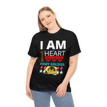 Load image into Gallery viewer, I AM A BRAVE HEART ARMY SOLDIER | Unisex Heavy Cotton Tee
