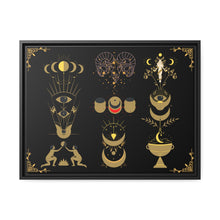 Load image into Gallery viewer, Art of Aries | Matte Canvas, Black Frame
