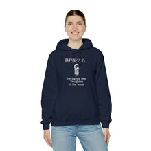 Load image into Gallery viewer, Happiness is having Best Daughter in the World | Unisex Heavy Blend™ Hooded Sweatshirt
