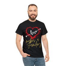 Load image into Gallery viewer, Mark | Love Makes A Family | Unisex Heavy Cotton Tee
