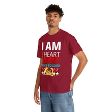 Load image into Gallery viewer, I AM A BRAVE HEART ARMY SOLDIER | Unisex Heavy Cotton Tee
