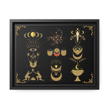 Load image into Gallery viewer, Art of Scorpio | Matte Canvas, Black Frame
