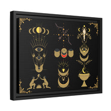 Load image into Gallery viewer, Art of Sagittarius | Matte Canvas, Black Frame
