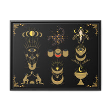 Load image into Gallery viewer, Art of Scorpio | Matte Canvas, Black Frame
