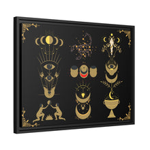 Load image into Gallery viewer, Art of Scorpio | Matte Canvas, Black Frame
