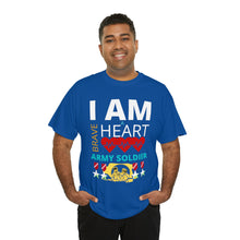 Load image into Gallery viewer, I AM A BRAVE HEART ARMY SOLDIER | Unisex Heavy Cotton Tee
